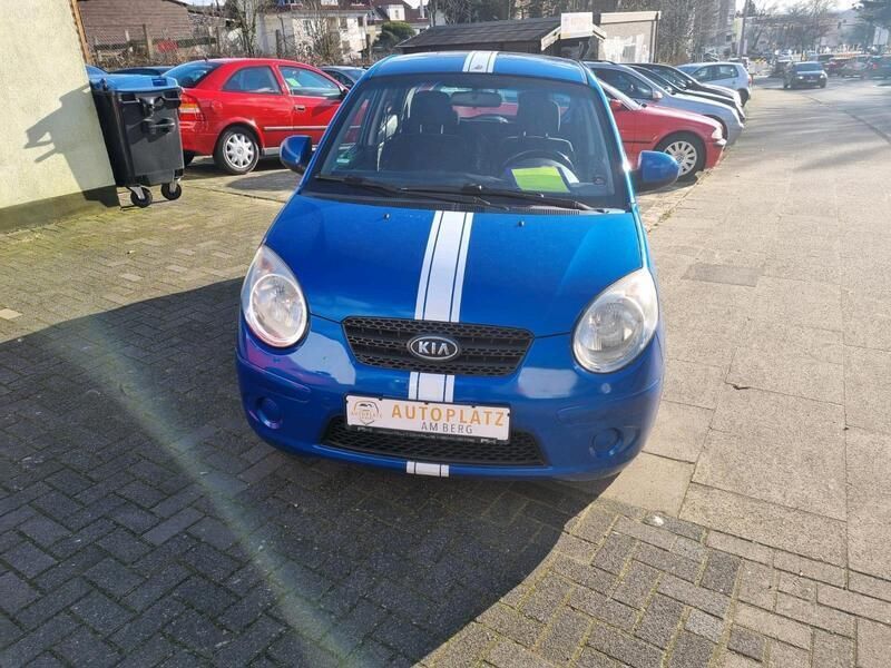 Blau Gebraucht 2008 Kia Picanto Kleinwagen | 2.700 € (Teuer) - Bild 1/4