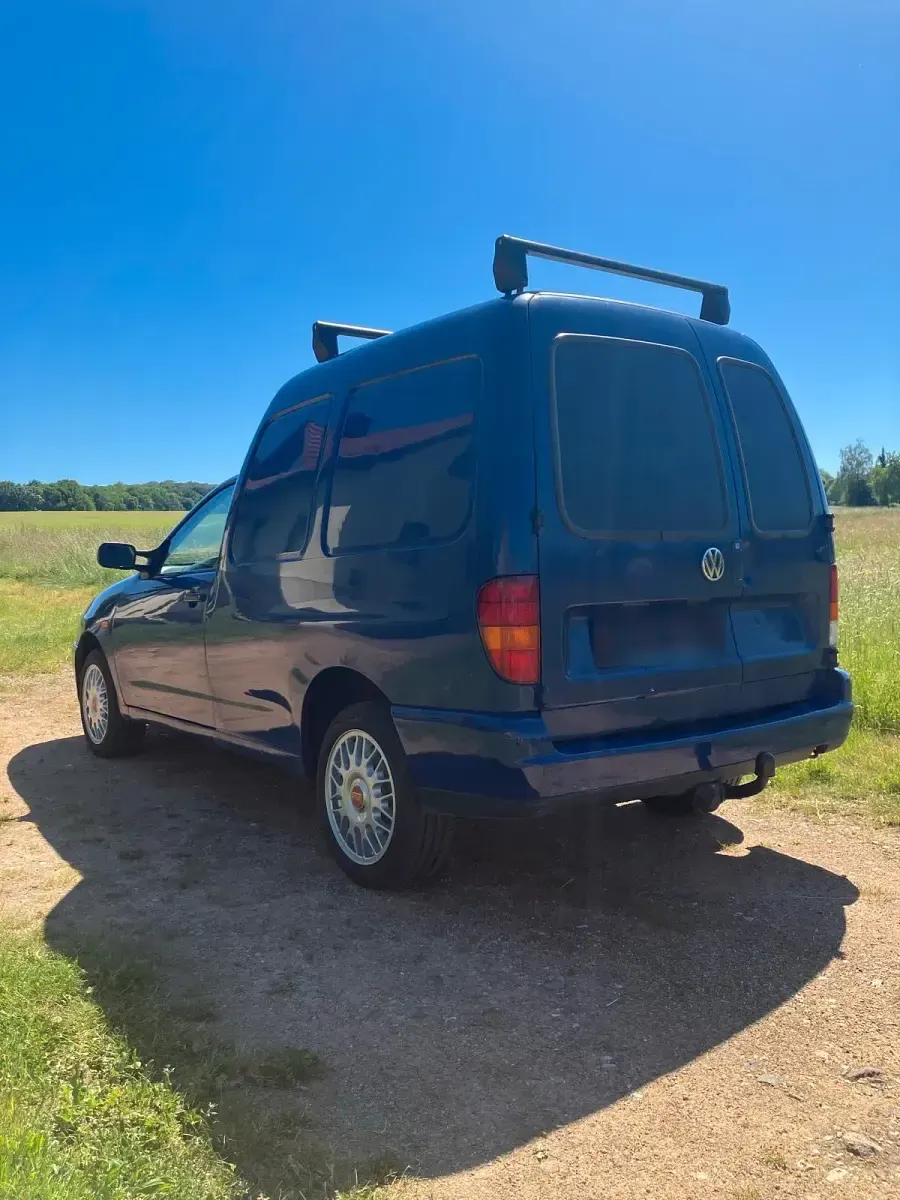 Gebraucht VW Caddy 90 PS (66 kW) 2001 Blau Van / Kleinbus