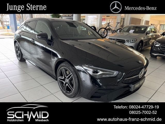 Schwarz Gebraucht 2023 Mercedes CLA200 Shooting Brake AMG Line Premium Kombi | 34.850 € (Etwas zu teuer) - Bild 1/4