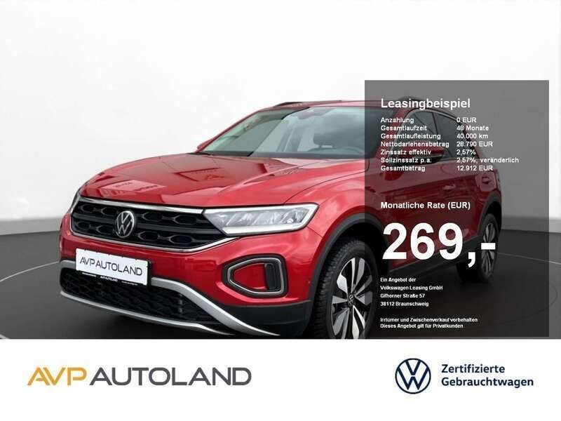 Rot Gebraucht 2024 VW T-Roc Move SUV | 28.590 € (Guter Preis) - Bild 1/4