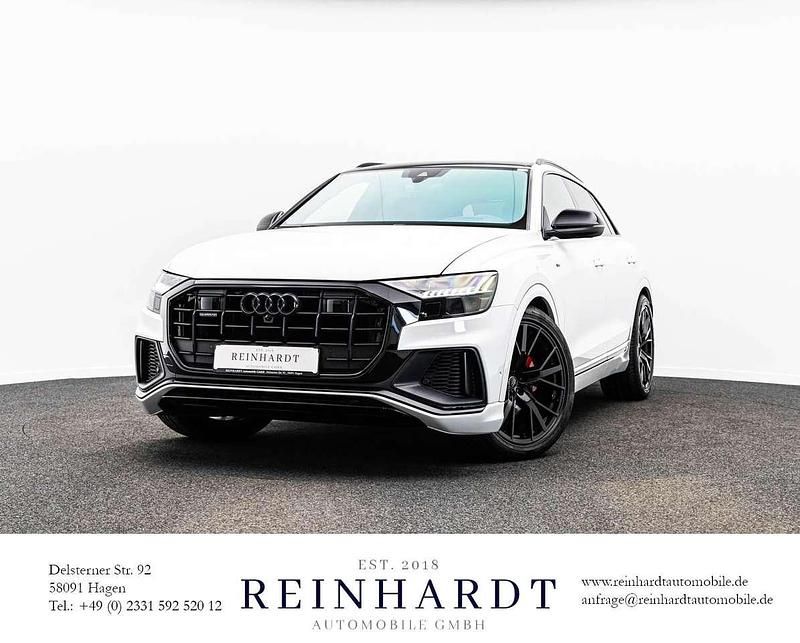 Gebraucht Audi Q8 S-Line 286 PS (210 kW) 2019 Gletscherweiß metallic SUV