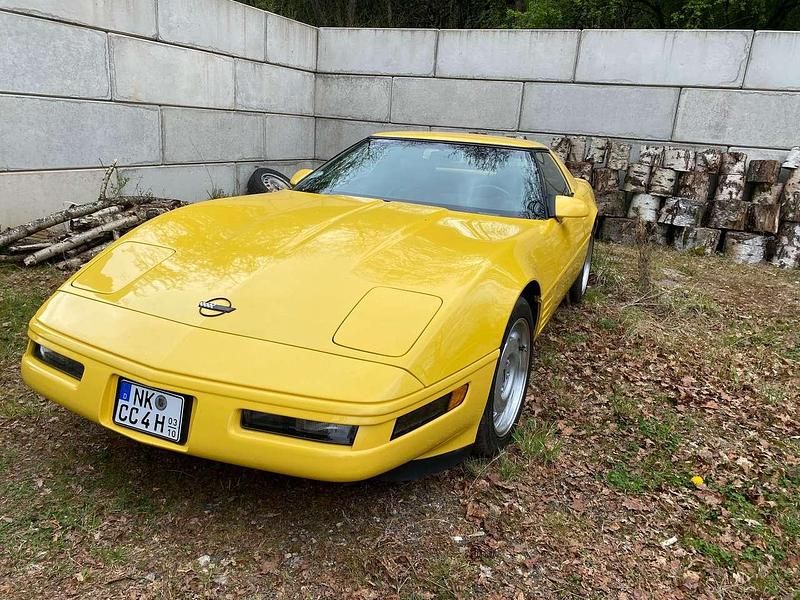 Gebraucht Chevrolet Corvette C4 LT 306 PS (225 kW) 1992 Gelb Cabrio