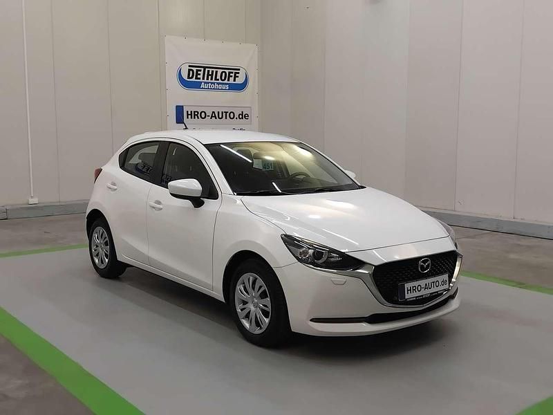 Arctic white Gebraucht 2021 Mazda 2 Ad'Vantage Kleinwagen | 14.590 € (Fairer Preis) - Bild 1/3