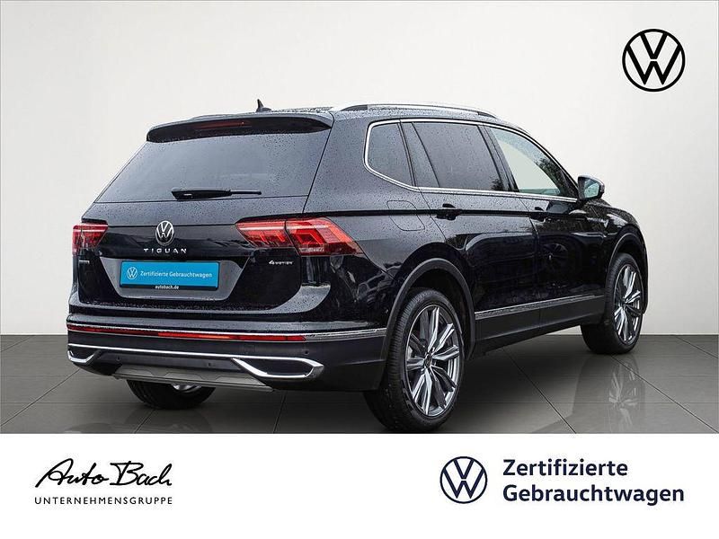 Gebraucht VW Tiguan Allspace Elegance 200 PS (147 kW) 2022 Deep black perleffekt SUV