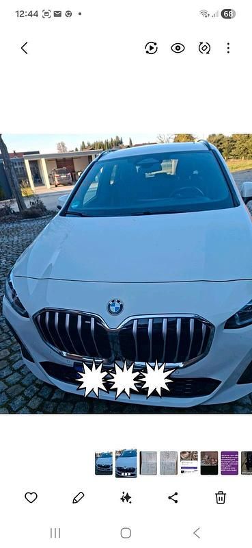 Gebraucht BMW 218 Active Tourer 150 PS (110 kW) 2023 Weiß Van / Kleinbus