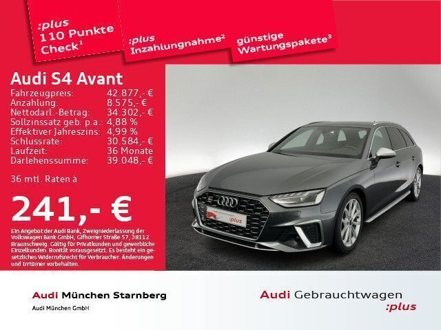 Daytonagrau perleffekt Gebraucht 2022 Audi S4 Ambiente Kombi | 42.877 € (Superpreis) - Bild 1/2