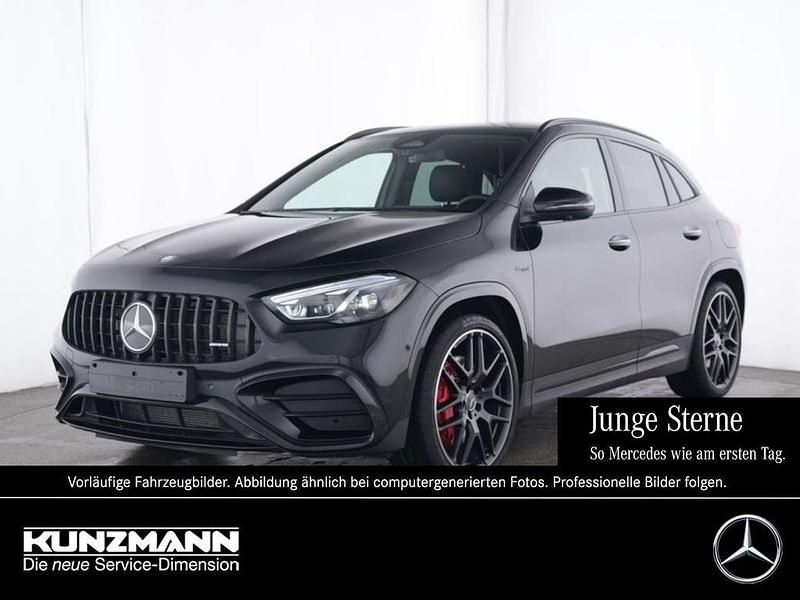 Kosmosschwarz metallic Gebraucht 2025 Mercedes GLA45 AMG AMG SUV | 70.990 € (Teuer) - Bild 1/4