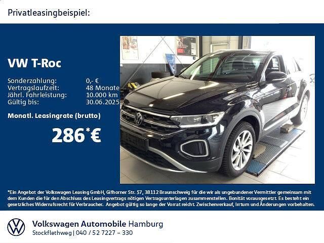 Gebraucht VW T-Roc Style 150 PS (110 kW) 2024 Schwarz SUV