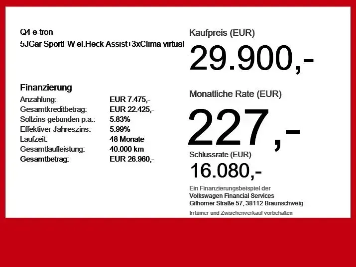 Gebraucht Audi Q4 e-tron Sport 150 kW (204 PS) 2022 Schwarz SUV