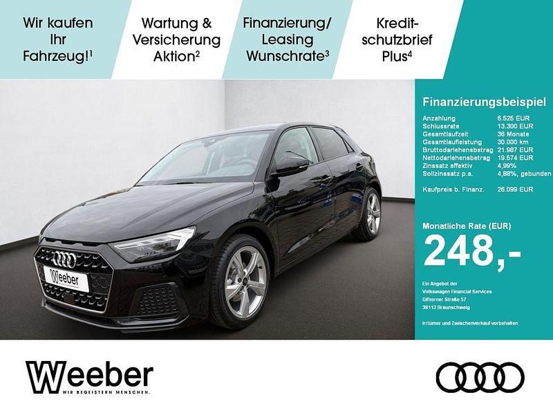 Schwarz Gebraucht 2025 Audi A1 Sportback Advanced Kleinwagen | 26.099 € (Fairer Preis) - Bild 1/4
