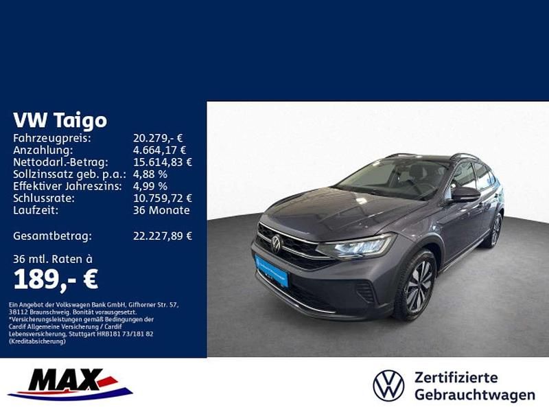 Grau Gebraucht 2023 VW Taigo Move SUV | 20.279 € (Fairer Preis) - Bild 1/3