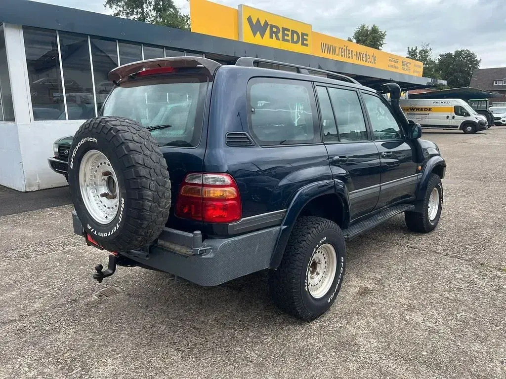 Gebraucht Toyota Land Cruiser 204 PS (150 kW) 1998 Blau SUV