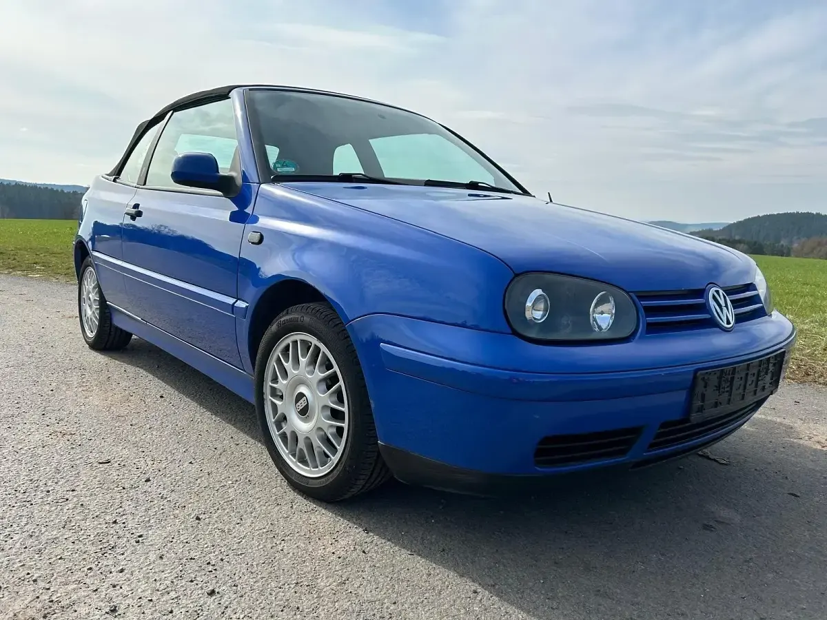Gebraucht VW Golf Cabriolet 1998 Blau Cabrio