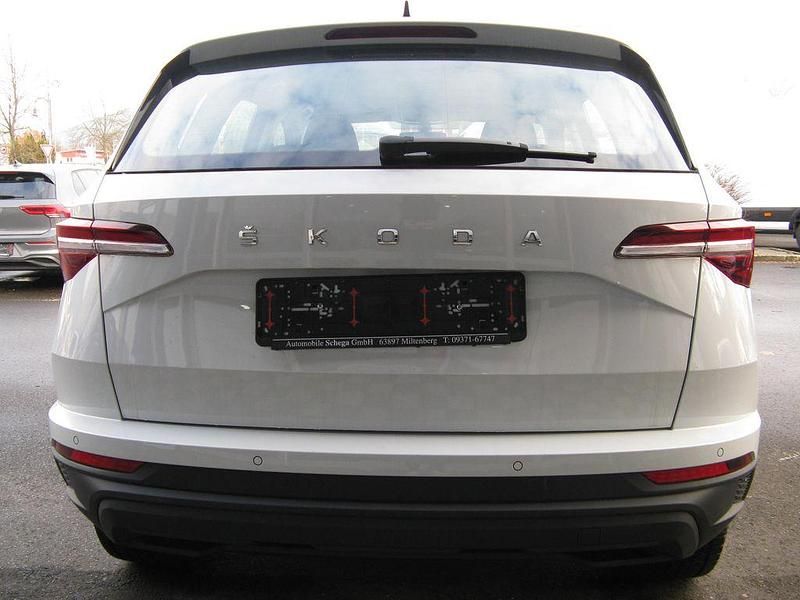 Gebraucht Skoda Karoq Active 110 PS (80 kW) 2022 Moonweiss metallic (metallic) SUV