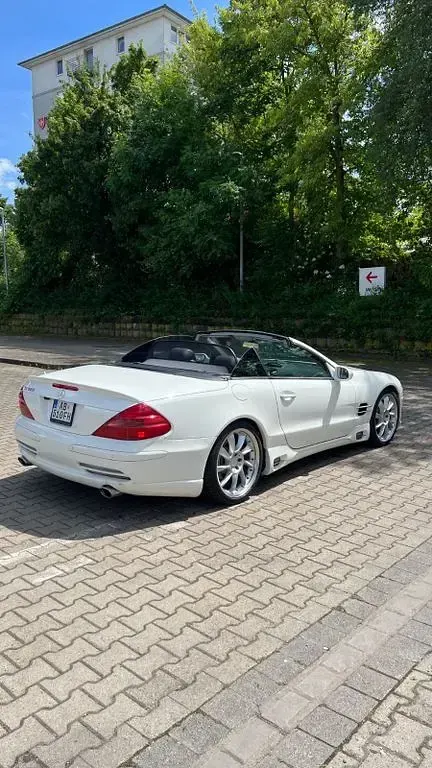 Gebraucht Mercedes SL500 306 PS (225 kW) 2003 Weiß Cabrio