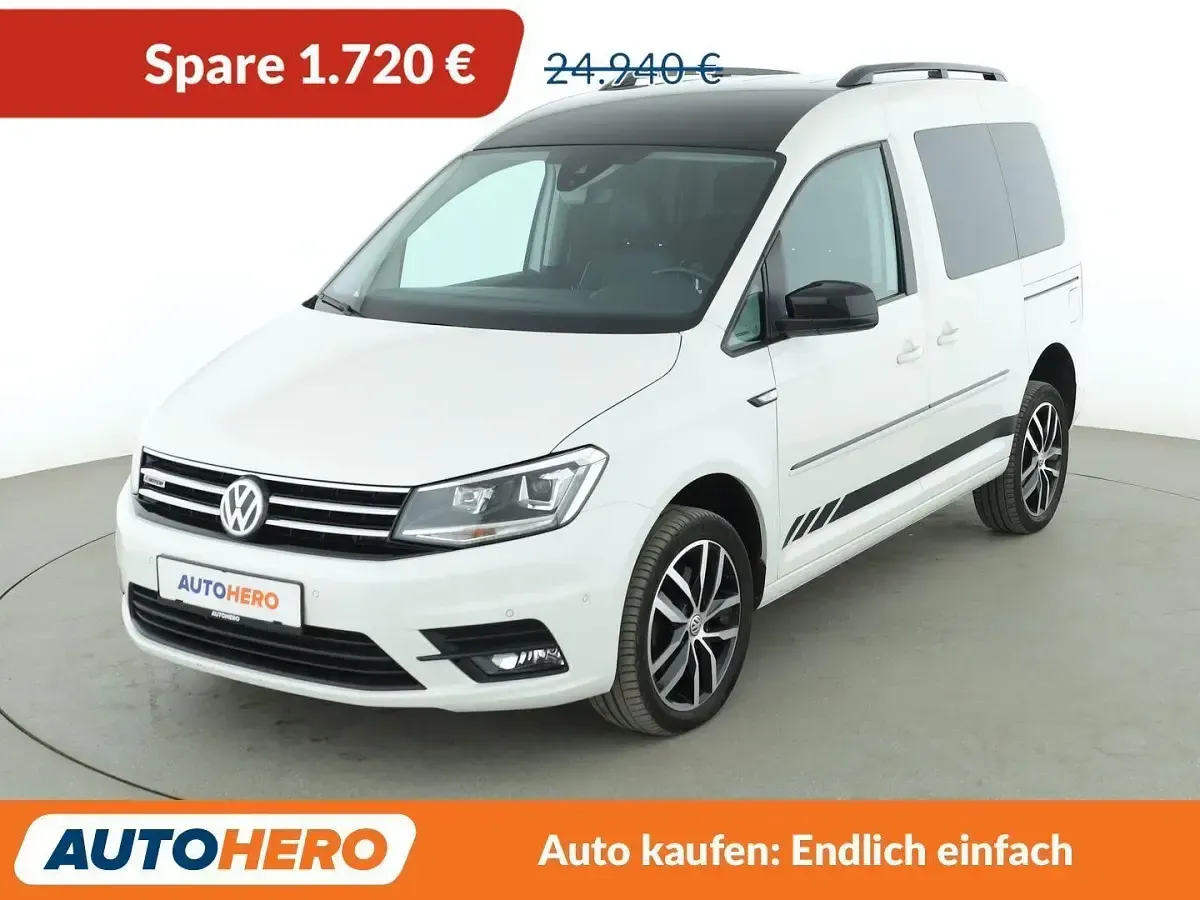 Usata VW Caddy Edition 150 CV (110 kW) 2018 Bianco Monovolume