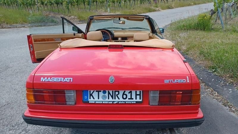 Gebraucht Maserati Biturbo 194 PS (142 kW) 1987 Rot Cabrio