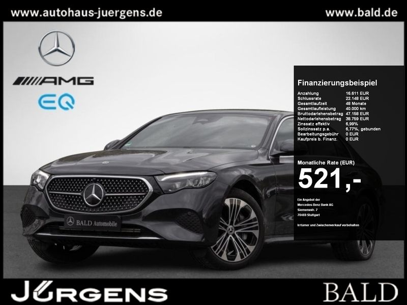 Metalliclack graphitgrau Gebraucht 2024 Mercedes E300 Avantgarde Limousine | 58.880 € (Fairer Preis) - Bild 1/4