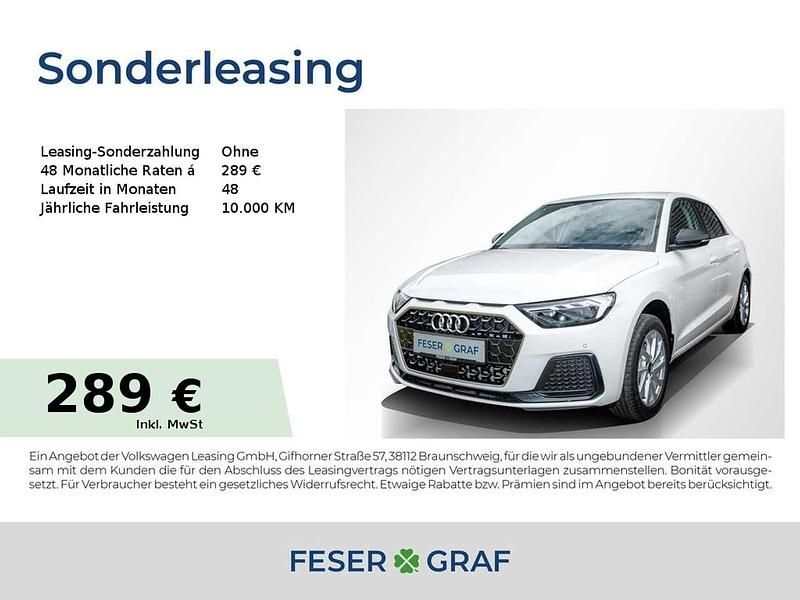 Cortinaweiß Neu 2025 Audi A1 Sportback Advanced Kleinwagen | 25.490 € (Guter Preis) - Bild 1/4