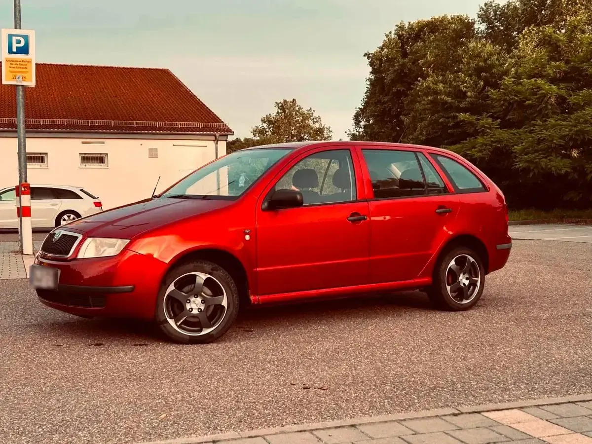 Gebraucht Skoda Fabia 68 PS (50 kW) 2001 Rot Kombi