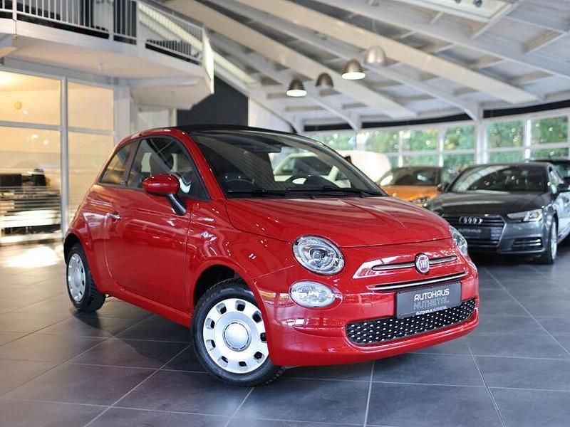 Rot Gebraucht 2020 Fiat 500C Lounge Cabrio | 12.980 € - Bild 1/4