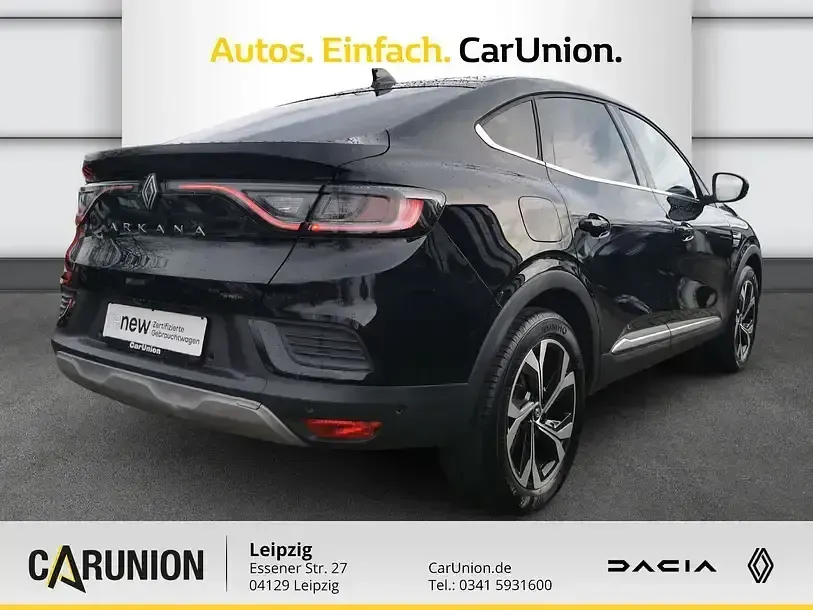 Gebraucht Renault Arkana Techno 143 PS (105 kW) 2024 Onyxschwarz metallic (schwarz) SUV