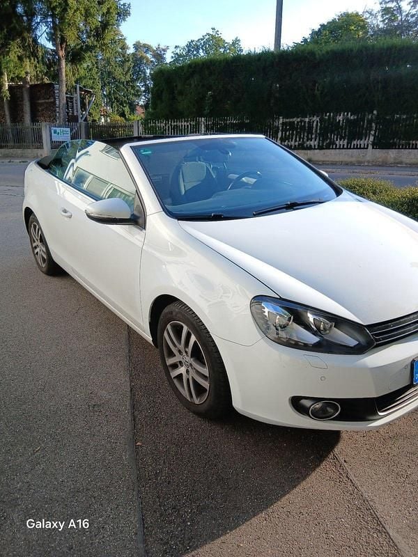 Gebraucht VW Golf Cabriolet 122 PS (89 kW) 2013 Weiß Cabrio