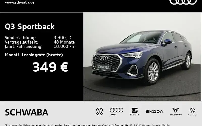 Gebraucht Audi Q3 Sportback S-Line 200 PS (147 kW) 2022 Blau SUV