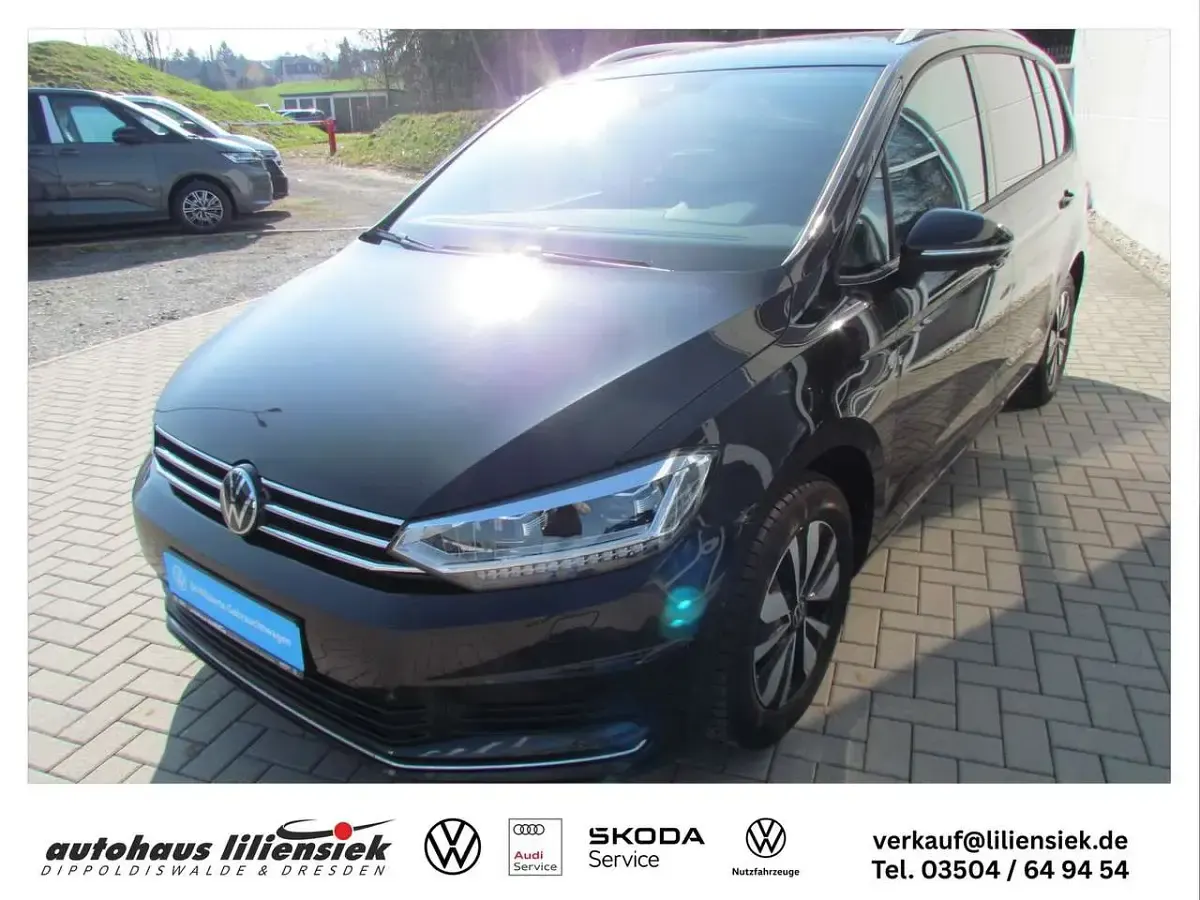 Gebraucht VW Touran Goal 150 PS (110 kW) 2025 Schwarz Van / Kleinbus