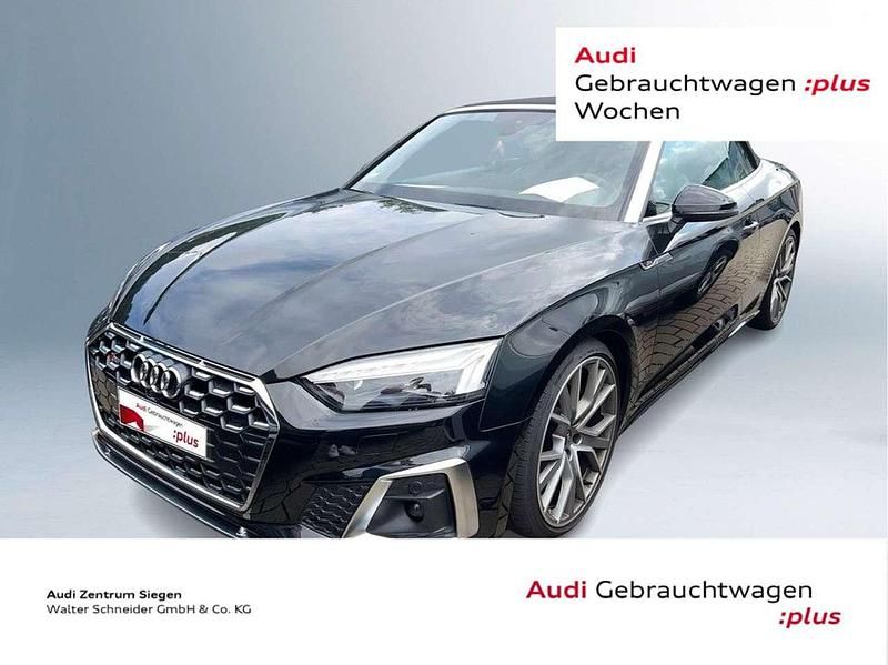 Mythosschwarz metallic (metallic) Gebraucht 2021 Audi S5 Cabriolet Ambiente Cabrio | 43.910 € (Fairer Preis) - Bild 1/2