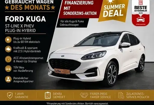 Gebraucht Ford Kuga ST-Line X 243 PS (178 kW) 2022 Arktisweiß (metallic) SUV