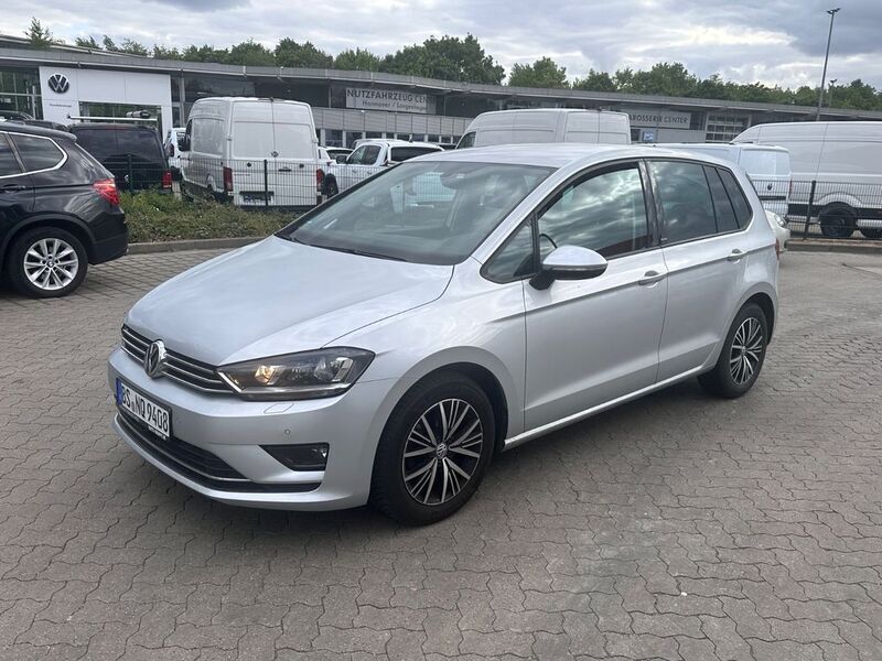 Silber Gebraucht 2016 VW Golf Sportsvan Van / Kleinbus | 11.990 € (Guter Preis) - Bild 1/4