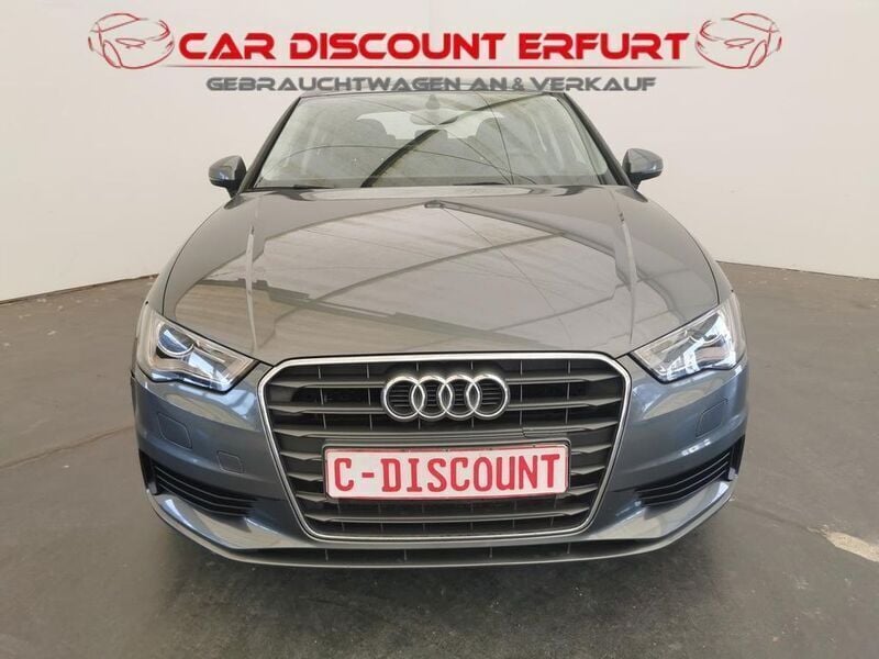 Monsungrau metallic Gebraucht 2014 Audi A3 Attraction Limousine | 8.950 € (Fairer Preis) - Bild 1/4