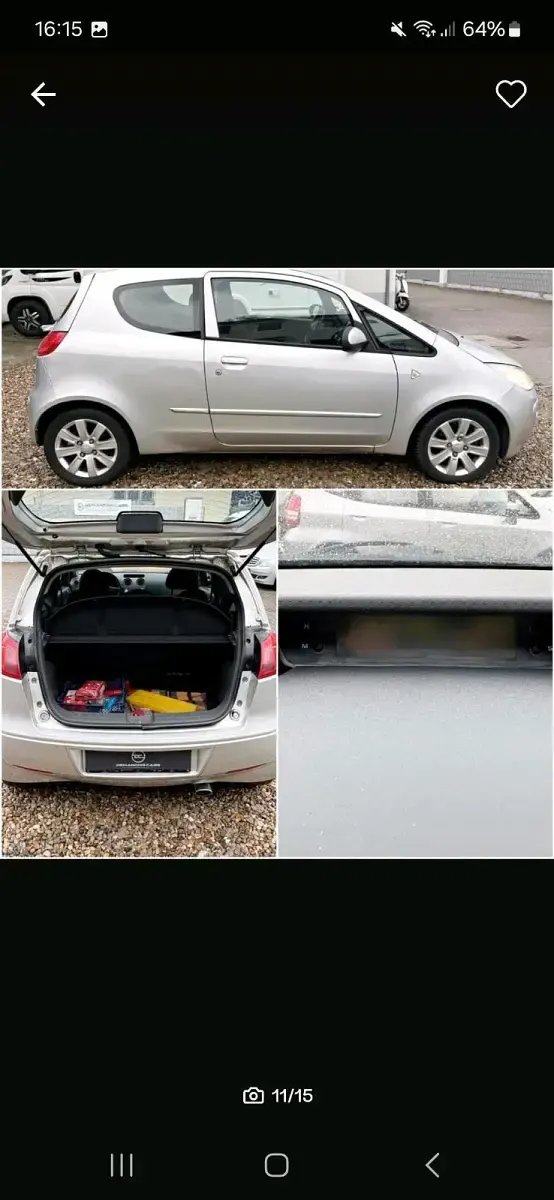 Gebraucht Mitsubishi Colt 95 PS (69 kW) 2006 Silber Kleinwagen