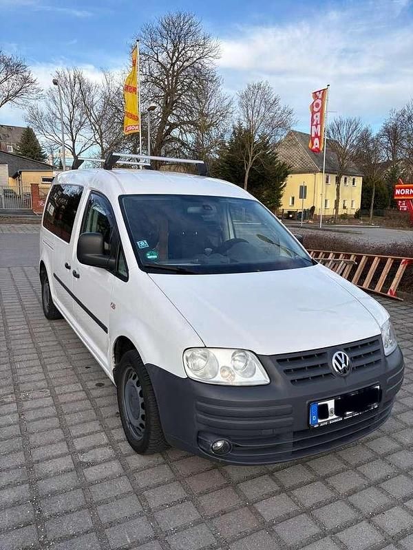Gebraucht VW Caddy Maxi 140 PS (102 kW) 2008 Weiß Van / Kleinbus