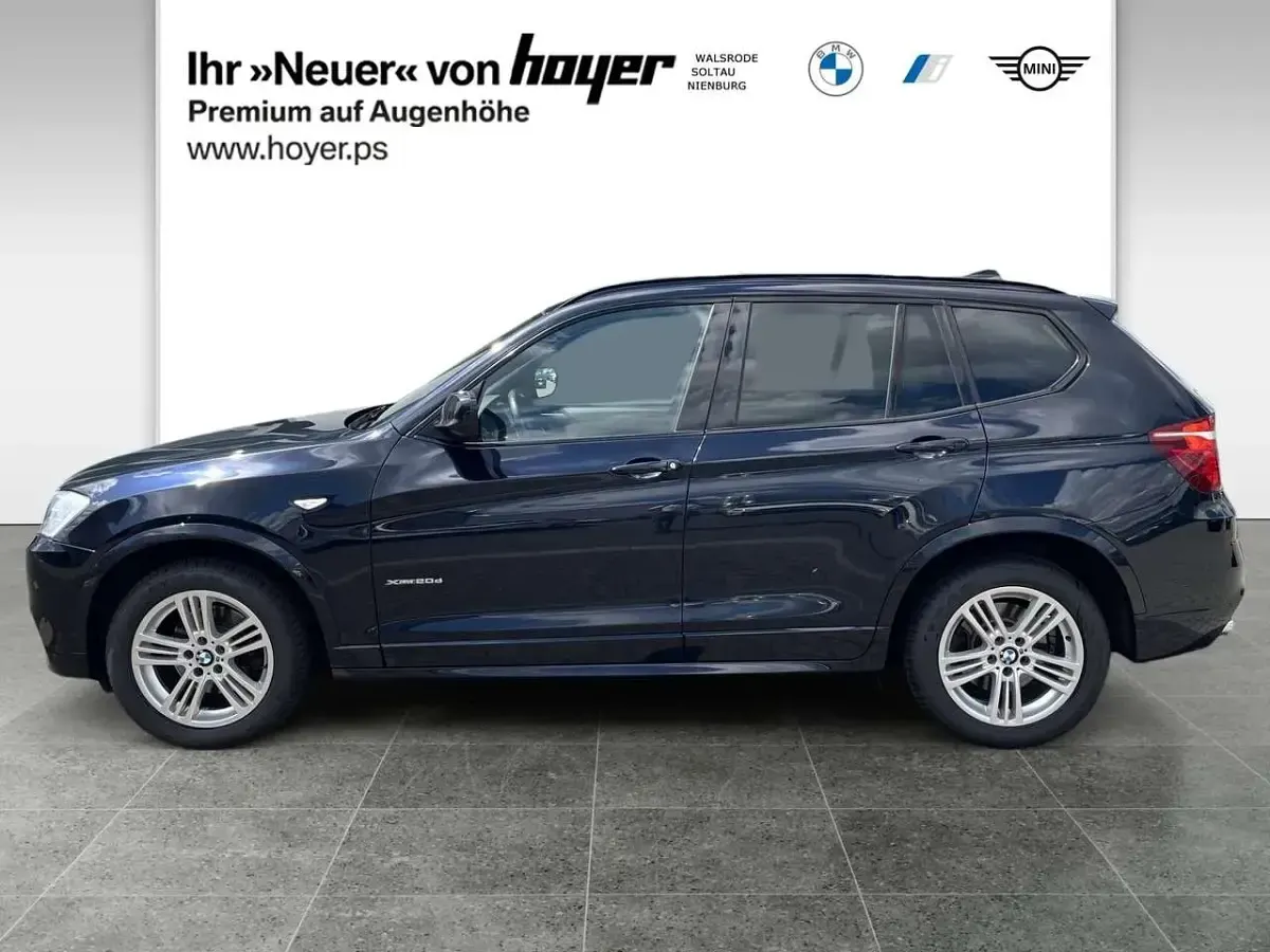 Gebraucht BMW X3 M Sport 184 PS (135 kW) 2012 M carbonschwarz SUV