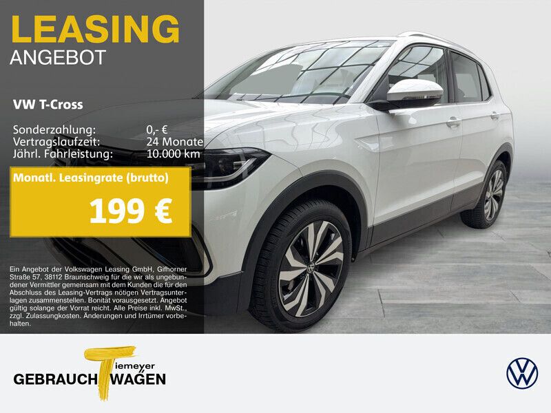 Weiß Gebraucht 2024 VW T-Cross Style SUV | 23.130 € (Fairer Preis) - Bild 1/4