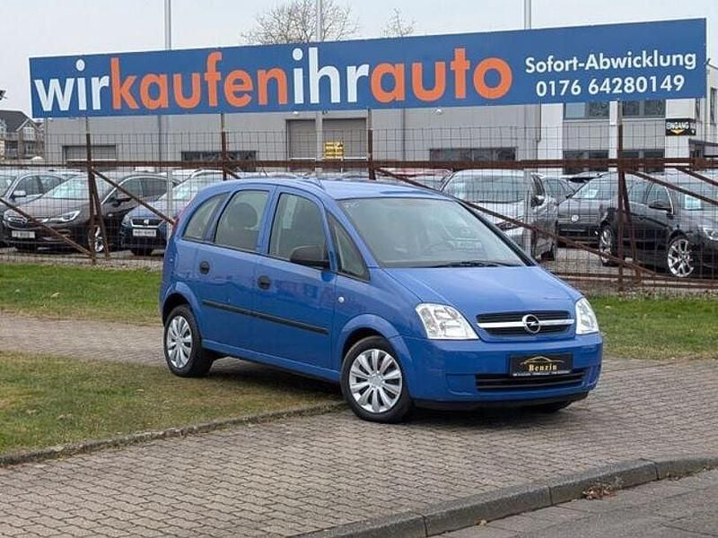 Blau Gebraucht 2004 Opel Meriva Basis Van / Kleinbus | 499 € (Guter Preis) - Bild 1/4