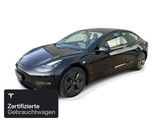 Schwarz Gebraucht 2021 Tesla Model 3 Long Range AWD Limousine | 28.300 € (Fairer Preis) - Bild 1/4