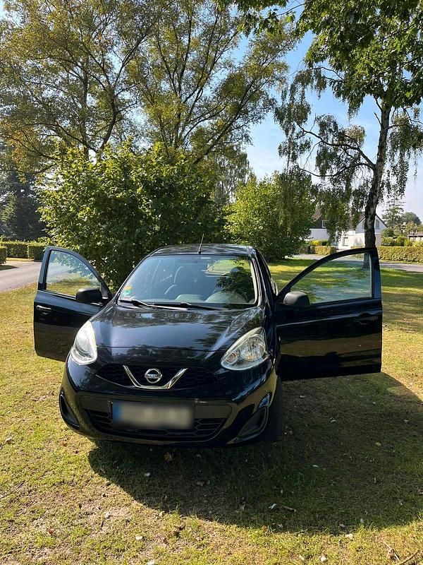 Schwarz Gebraucht 2015 Nissan Micra Kleinwagen | 6.500 € - Bild 1/4