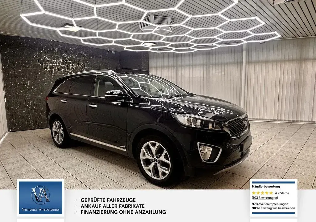Gebraucht Kia Sorento Platinum Edition 200 PS (147 kW) 2015 (abp) auroraschwarz met SUV
