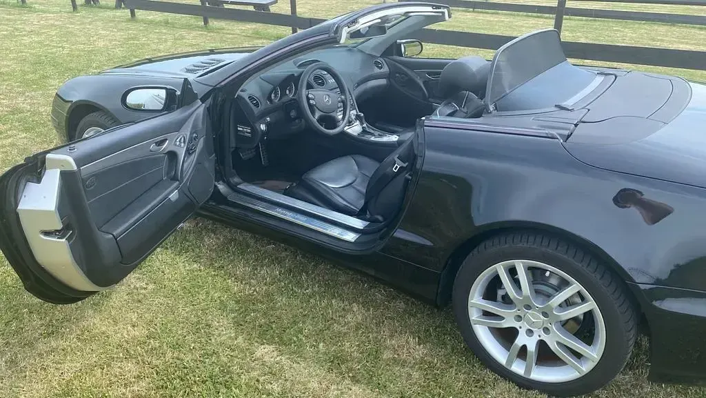 Gebraucht Mercedes SL350 272 PS (200 kW) 2006 Schwarz Cabrio