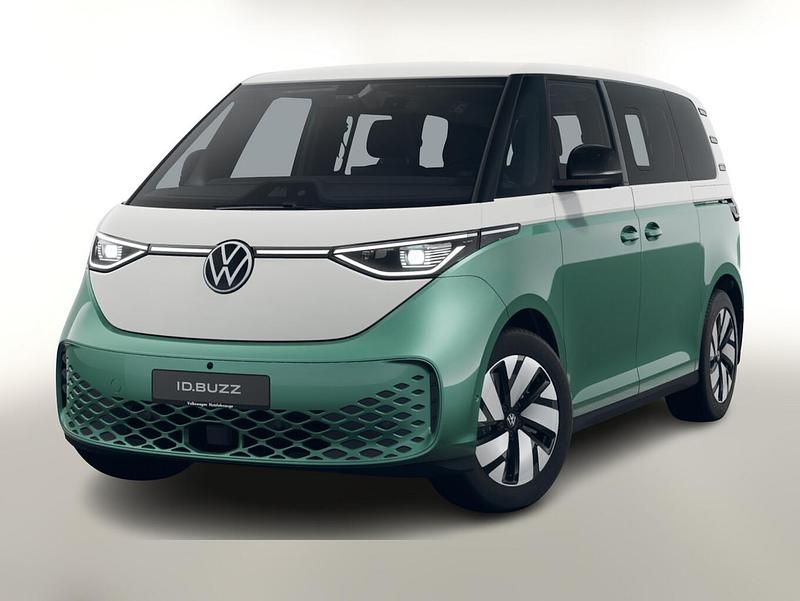 Neu VW ID. Buzz Comfortline 210 kW (286 PS) 2026 Candyweiß/bay leaf green metall Van / Kleinbus