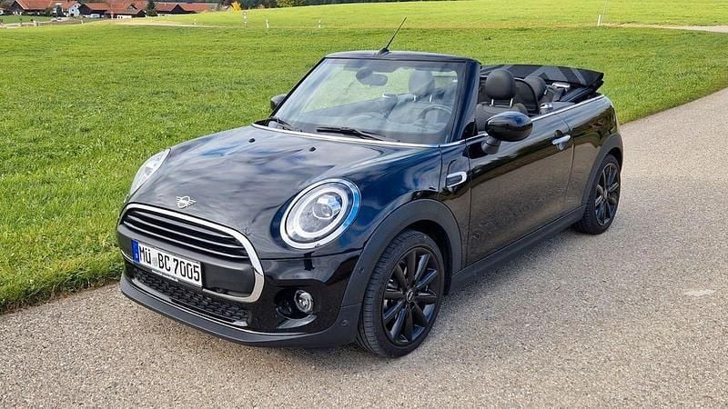 Schwarz Gebraucht 2021 Mini One Cabriolet Pepper Cabrio | 19.900 € (Guter Preis) - Bild 1/4