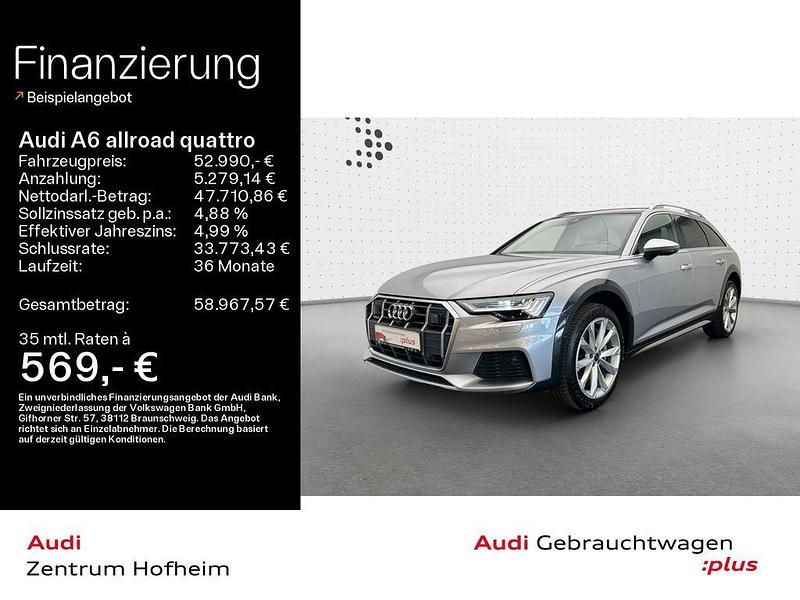 Florettsilber metallic Gebraucht 2021 Audi A6 Allroad Ambiente Kombi | 52.990 € (Etwas zu teuer) - Bild 1/4