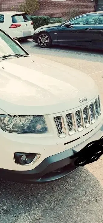 Gebraucht Jeep Compass 120 PS (88 kW) 2014 Weiß SUV