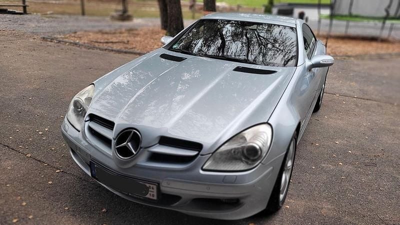 Gebraucht Mercedes SLK200 168 PS (123 kW) 2005 Silber Cabrio