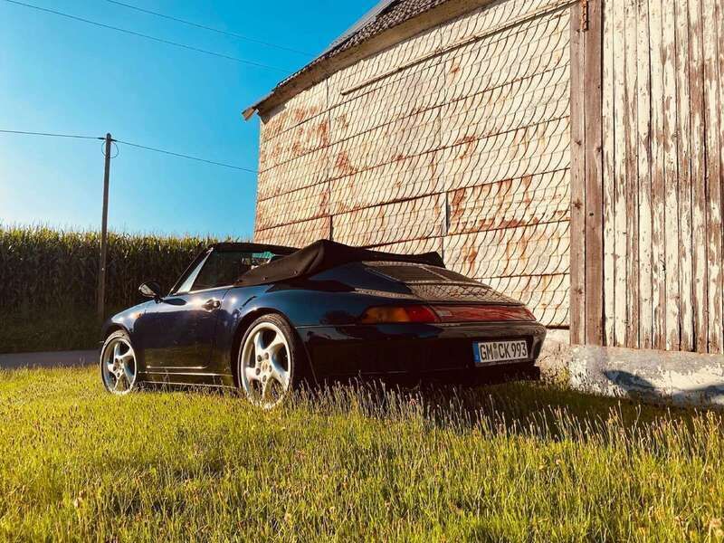 Blau Gebraucht 1996 Porsche 993 Cabrio | 79.993 € - Bild 1/3