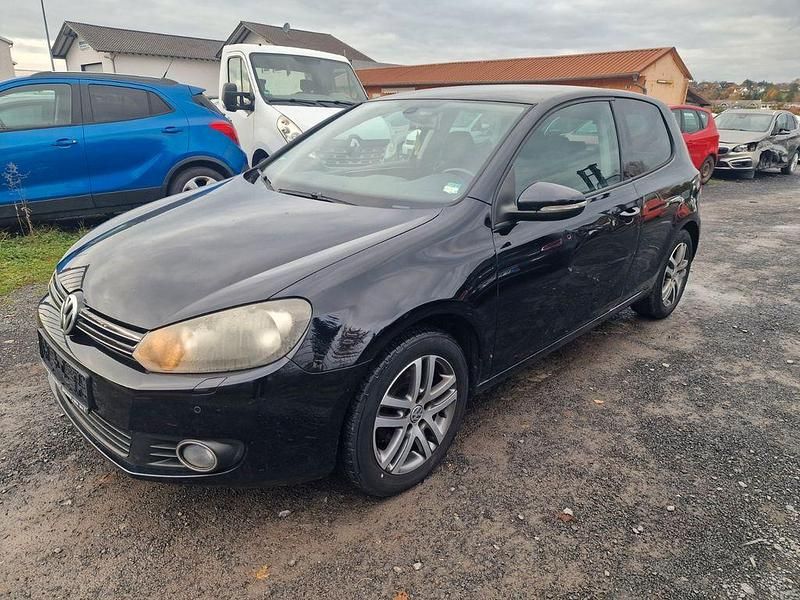 Schwarz Gebraucht 2009 VW Golf VI Comfortline Limousine | 1.800 € (Superpreis) - Bild 1/4