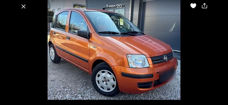 Gebraucht Fiat Panda Dynamic 60 PS (44 kW) 2008 Orange Kleinwagen